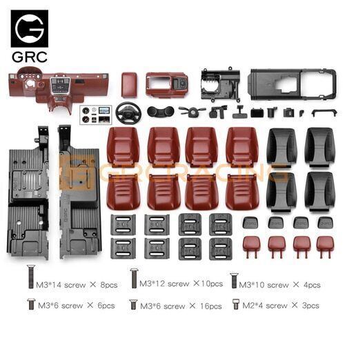 1/10 Benz Interior Full Set For Traxxas TRX4 G500 TRX6 G63 Body Simulation - Image 10