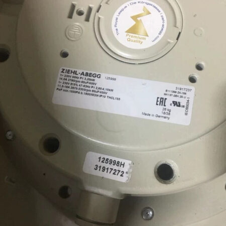 1PC ZIEHL-ABEGG RH35B-2EK.6M.2R Centrifugal Fan 230V 1.4kW High-Efficiency Motor