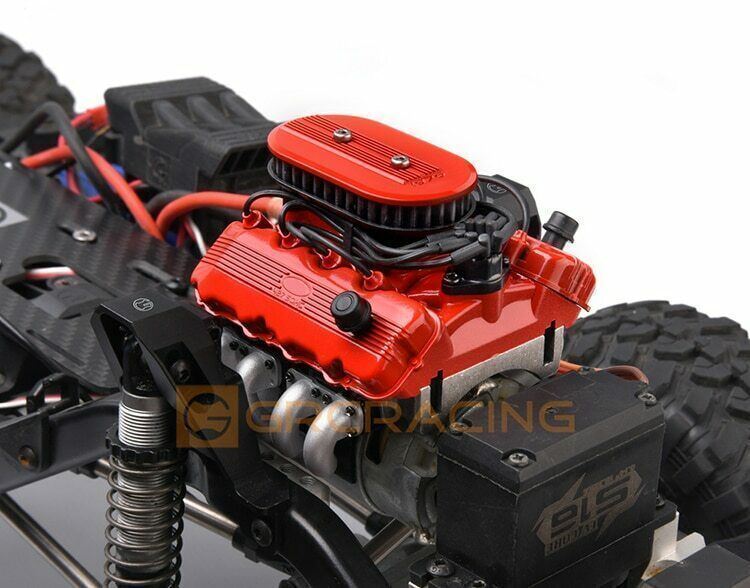 Engine Hood Fan Radiator 1/10 RC 1976 Model Simulation V8 F76 Motor Radiator - Image 10