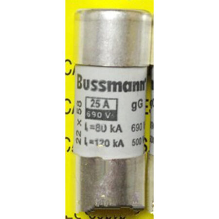 FOR BUSSMANN C22G25 AC Cylindrical Fuse 25A 690V 22x58mm