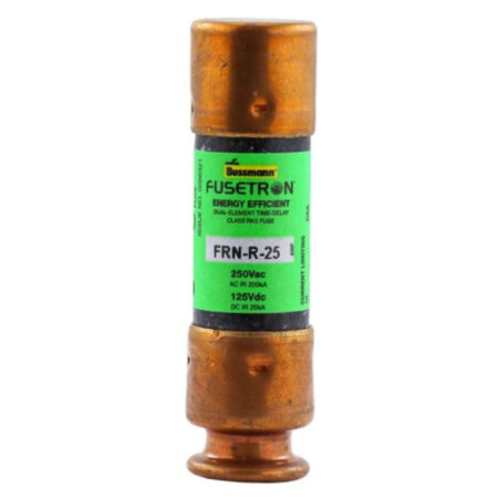 FOR BUSSMANN FRN-R-25 Fuse Time Delay Dual Element 25A 250VAC 2Pcs