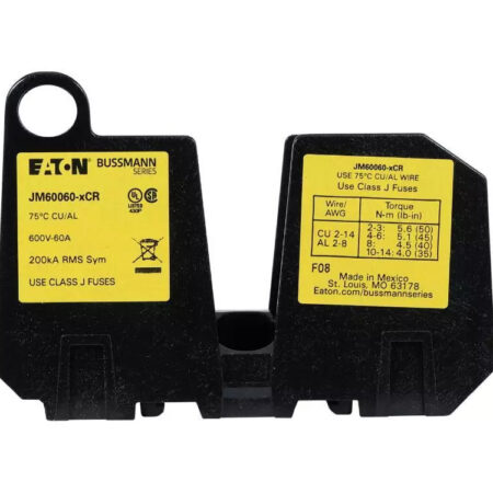 FOR BUSSMANN JJM60060-1CR (60 AMP) 600V Fuse Block