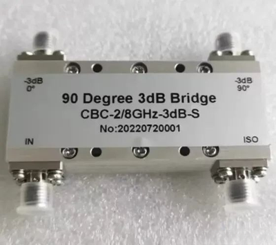FOR CBC-2/8GHz-3dB-S 2-8GHz New SMA RF 90 Degree 3dB Bridge 30W