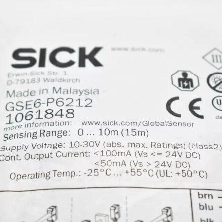 FOR GSE6-P5211 GSE6P5211 Photoelectric Sensor