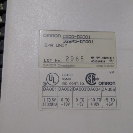 FOR OMRON C500-DA001 D/A Unit