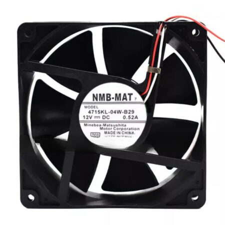 For NMB-MAT 4715KL-04W-B29 DC 12V 0.52A 120*120*38mm Case Cooling Fan 3 Wires