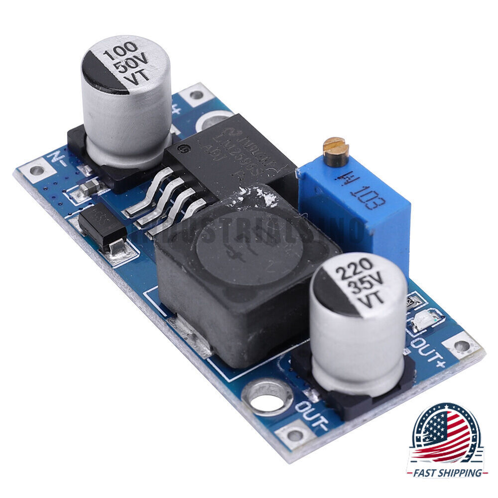 LM2596S DC-DC 3A Buck Converter Adjustable 3.2-46V Step-down Power Supply Module