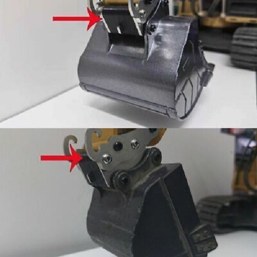 Manual Bucket Changer For Huina 350/550/560/580/592/593/594/1580 RC Excavator - Image 7