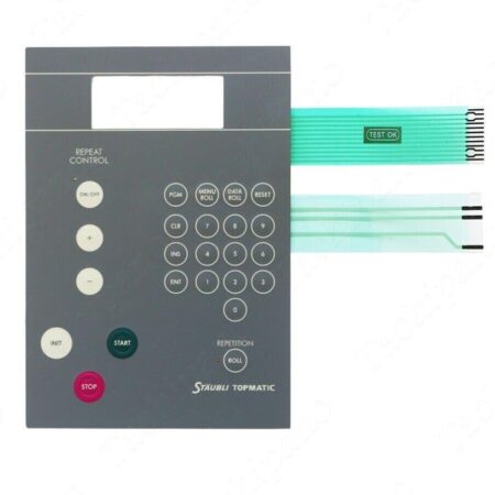 Membrane keypad switch keyboard for Repeat Control Repetition Staubli TopMatic