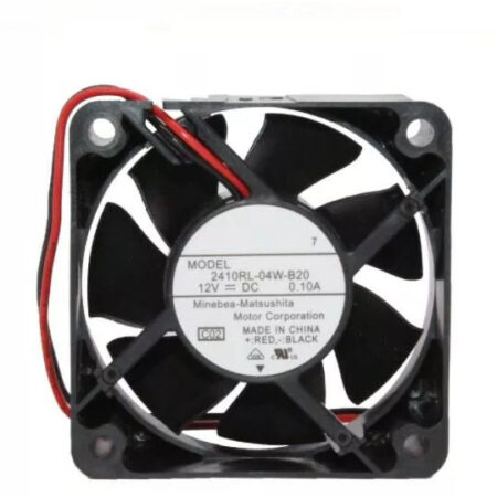 NMB 2410RL-04W-B20 Axial Fan DC 12V 0.10A 60x60x25mm Cooling Fan Ball Bearing