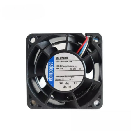 New Ebmpapst 614J/2HHPR DC 24V 15W 620mA 60*60*32MM 4-Wires Axial Cooling Fan