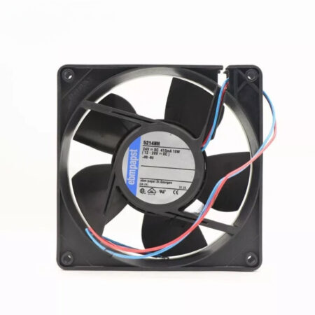 New For Ebmpapst 5214NH DC 24V 0.415A 10W 127*127*38MM 2-Wire Axial Cooling Fan