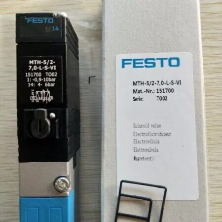New For FESTO MTH-5/2-7,0-L-S-VI 151700 Solenoid Valve