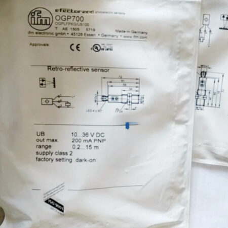 New IFM OGP700 Proximity Switch Sensor