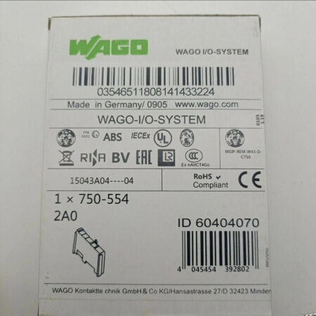 New WAGO 750-554 PLC Module