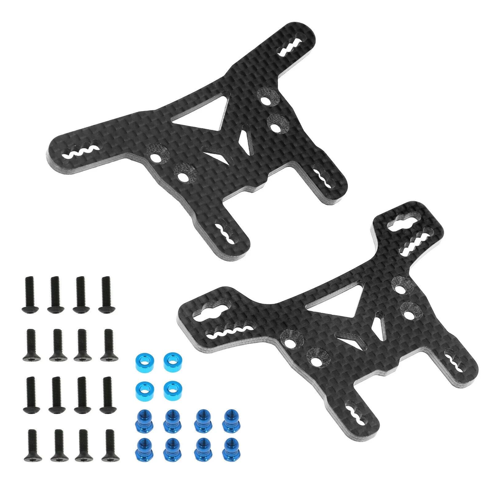 Rear-Shock-Tower-Plate-Tamiya-XV02-XV-02-Pro-58707-110-RC-Carbon-Fiber-Front-374703935853