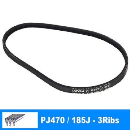 Ribs For DIY Model Motor Belt Parts VEGA V-Belt PJ470 185J 3/4/5/6