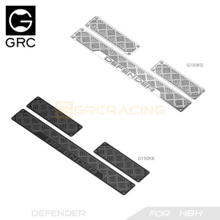 Stainless Steel Chequered Plates for H8H Defender Front Bumper Upgrade