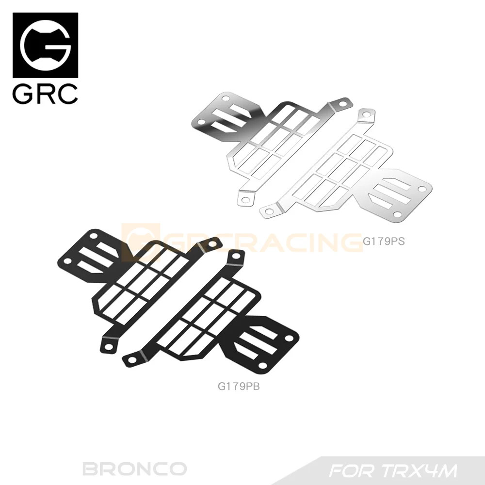 Stainless Steel Taillight Cover Mesh Grille Protection for TRX4M Bronco