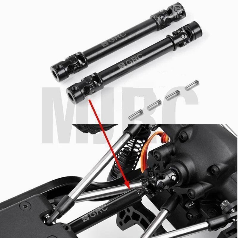 Transmission Shaft Small Dia Drive Axle FOR RC JIMNY MST CFX Car 2PC