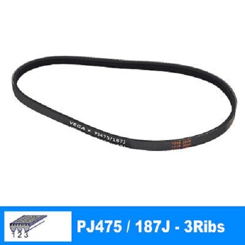 VEGA V-Belt PJ475 187J 3/4/5/6 Ribs For DIY Model Motor Belt Parts - Image 6