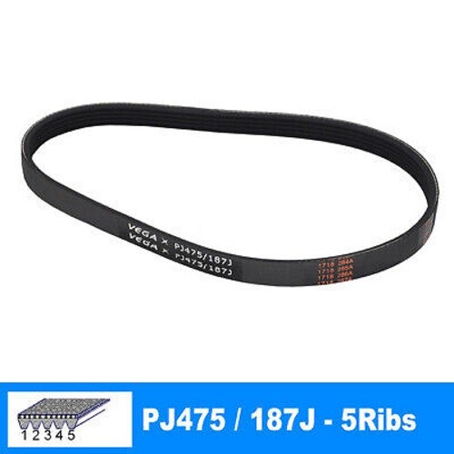 VEGA V-Belt PJ475 187J 3/4/5/6 Ribs For DIY Model Motor Belt Parts - Image 8