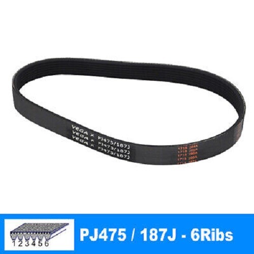 VEGA V-Belt PJ475 187J 3/4/5/6 Ribs For DIY Model Motor Belt Parts - Image 9