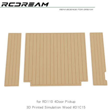 Wood Color Decorative Panels 3D Printed for Wild-Defender RD110 4Door Pickup