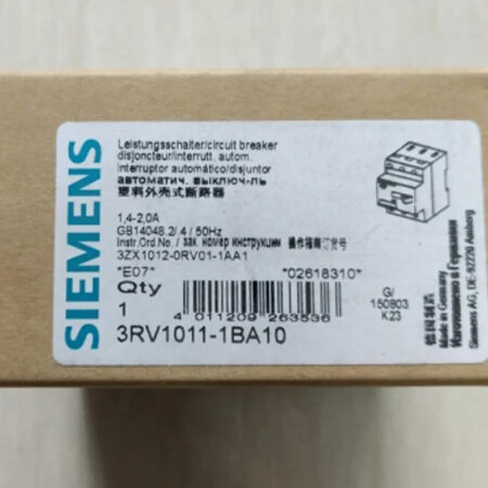 1 PC NEW SIEMENS 3RV1011-1BA10 Circuit Breaker