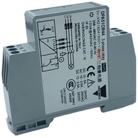 1PC Carlo Gavazzi 3-phase Relay DPA51CM44B019T Phase Sequence Protection Relay