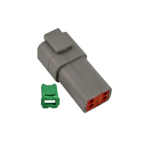 1PC FOR Crown CT-0125 Forklift 4-Pin Square Gray Plug Terminal Seal