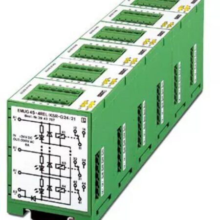 1PC FOR Phoenix Contact EMUG 45-4REL/KSR-G 24/21 Relay Module 4 Relays
