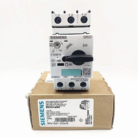 1PCS New Siemens Circuit Breaker 3RV1021-1CA10 free shipping