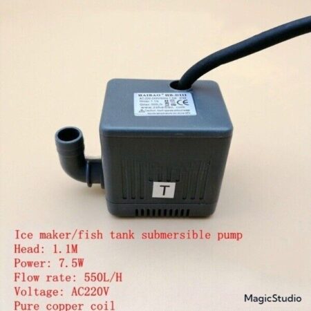 1Pcs New For HAIBAO Universal HB-702 Ice Maker Water Pump HB-D111 550L/h 7.5W
