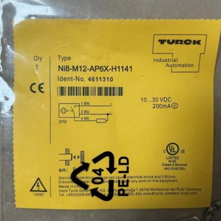 1pc Turck Ni8-M12-AP6X-H1141 Proximity Switch