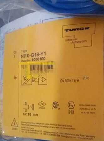 1pcs New TURCK NI10-G18-Y1 (NI10G18Y1) Sensor and Proximity Switch