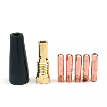 7pk Gasless Nozzle Contact Tips for Century 80GL FC90 Flux-Cored Welder K3493-1