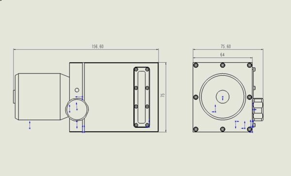 CNC Hydraulic Pump Integrated Pump with Fuel Tank for RC Hydraulic Excavator Par - Image 9