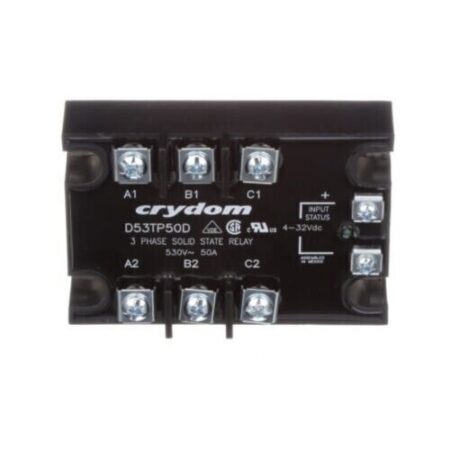 CRYDOM D53TP50D-10 3-PHASE 50A 530V 4-32 VDC Control Solid State Relay NEW
