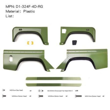 Classics Fender Kit For Wild-defender RD110 324mm Hard Body RCDream 324mm