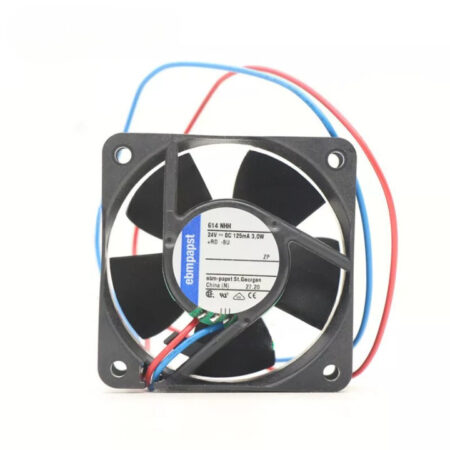 Ebmpapst 614NHH Axial Fan DC24V 3.0W 125mA 60*60*25MM 33CFM Inverter Cooling Fan