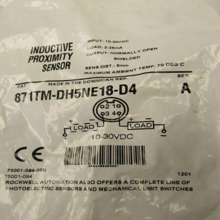 FOR 871TM-DH5NE18-D4 Inductive Proximity Sensor