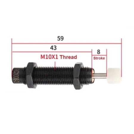 FOR AC1008-2 Hydraulic Buffer AC1008 Pneumatic Oil Pressure Absorb Medium Speed
