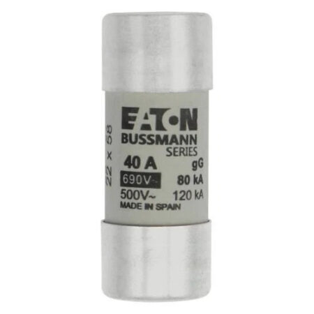 FOR BUSSMANN C22G40 AC Cylindrical Fuse 40A 690V 22x58mm