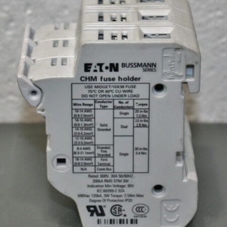 FOR EATON CHM3DNIU Fuse Holder 690V 32A With Light