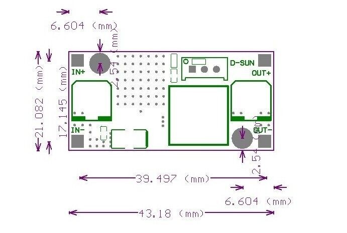 LM2596S DC-DC 3A Buck Converter Adjustable 3.2-46V Step-down Power Supply Module - Image 13