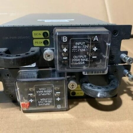 New Cisco C3K-PWR-265WDC DC Power Supply Switch 3750E 3560E