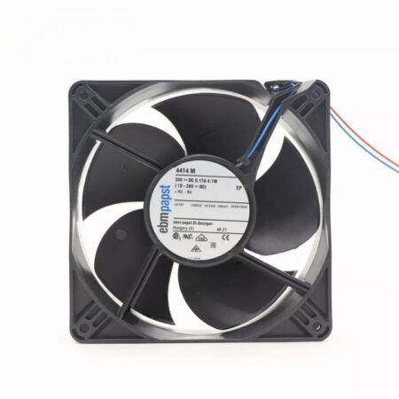 New Ebmpapst 4414M 24VDC 4.1W 0.17A 120*120*38MM 108CFM 2-Wire Axial Cooling Fan