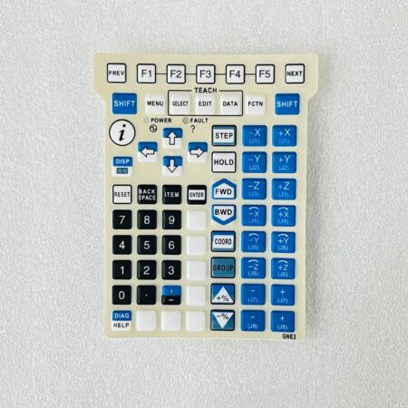 New For GNE2 Left Light Fanuc Teach Pendant Membrane Keypad Protective Film