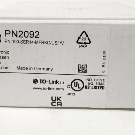 New IFM PN2092 Pressure Sensor